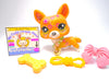 Littlest Pet Shop Rare Post Card Corgi Dog #1851 with cute accessories authentic