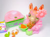 Littlest Pet Shop Rare Brown Flower Donkey #1944 with cute accessories authentic