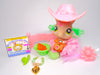 Littlest Pet Shop Rare Brown Flower Donkey #1944 with cute accessories authentic