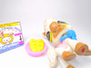 Littlest Pet Shop White Green Eyes Horse #338 with cute accessories authentic
