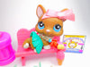 Littlest Pet Shop Rare Brown White Corgi Dog #949 & cute accessories Authentic