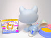 Littlest Pet Shop Rare Blue White Husky Dog #1930 & cute accessories authentic