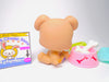 Littlest Pet Shop Brown Boxer Puppy Dog #1353 with cute accessories authentic