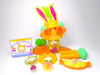 Littlest Pet Shop Rare Chinese New Year Gold Bunny Rabbit #2077 & accessories
