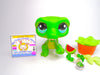 Littlest Pet Shop Green Alligator Crocodile #987 & cute accessories authentic