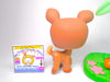 Littlest Pet Shop Brown Flower Deer #670 with accessories authentic