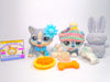 Littlest Pet Shop Rare Husky #1684 Puppy #2036 with cute accessories authentic