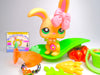 Littlest Pet Shop Rare Yellow Blind Bag Bunny #1425 with cute accessories