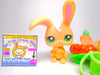 Littlest Pet Shop Rare Yellow Blind Bag Bunny #1425 with cute accessories