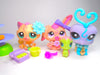 Littlest Pet Shop Tea Time Fun Cat Love Bug Bunny #1918 #1919 #1920 authentic