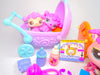 Littlest Pet Shop Rare Mommy Baby Poodle #2497 #2498 #3600 with cute accessories