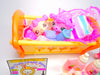 Littlest Pet Shop Rare Mommy Baby Poodle #2497 #2498 #3600 with cute accessories