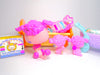 Littlest Pet Shop Rare Mommy Baby Poodle #2497 #2498 #3600 with cute accessories