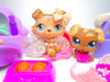 Littlest Pet Shop Rare Brown Collie Dog #893 Puppy #1052 & accessories authentic