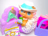 Littlest Pet Shop Rare Brown Collie Dog #893 Puppy #1052 & accessories authentic