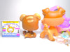 Littlest Pet Shop Rare Brown Collie Dog #893 Puppy #1052 & accessories authentic