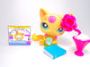 Littlest Pet Shop Sitting Post Card Cat #1231 with accessories Authentic