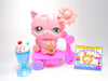 Littlest Pet Shop Pink Persian Cat #460 with cute accessories authentic