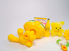 Littlest Pet Shop Yellow BonBon Sitting Cat #920 & cute accessories authentic
