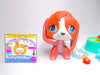 Littlest Pet Shop Brown Beagle #849 with cute accessories authentic
