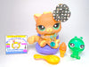Littlest Pet Shop Rare Brown Persian Cat #1063 with cute accessories authentic