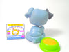Littlest Pet Shop Blue Bulldog #667 with cute accessories authentic