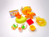 Littlest Pet Shop Yellow Orange Walking Destiny Cat #1137 with cute accessories