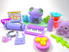 Littlest Pet Shop Rare Blind Bag Purple Frog #1424 & cute accessories authentic