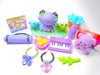 Littlest Pet Shop Rare Blind Bag Purple Frog #1424 & cute accessories authentic