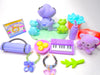 Littlest Pet Shop Rare Blind Bag Purple Frog #1424 & cute accessories authentic