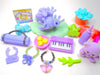 Littlest Pet Shop Rare Blind Bag Purple Frog #1424 & cute accessories authentic