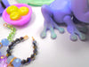 Littlest Pet Shop Rare Blind Bag Purple Frog #1424 & cute accessories authentic