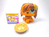 Littlest Pet Shop Brown Sheep Dog #1077 with accessories authentic