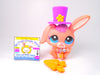 Littlest Pet Shop Rare Pink Blue Eyes Bunny Rabbit #2513 with cute accessories