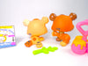 Littlest Pet Shop Triplet Bear Cubs #1554 #1556 & cute accessories authentic