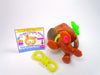 Littlest Pet Shop Brown Beagle #77 with cute accessories