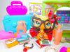 Littlest Pet Shop Messy Short Hair Cat #815 Tabby #816 & accessories authentic