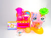 Littlest Pet Shop Rainbow Postcard Persian Cat #1436 with accessories authentic