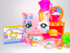 Littlest Pet Shop Rainbow Postcard Persian Cat #1436 with accessories authentic