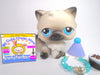 Littlest Pet Shop Siamese Persian Cat #60 with cute accessories authentic