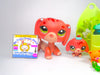 Littlest Pet Shop Mommy Baby Dachshund #3601 #3602 & cute accessories Authentic