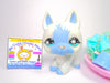 Littlest Pet Shop Blue Snowflake German Shepard #689 with accessories authentic