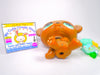 Littlest Pet Shop Brown Teal Eyes Bear #1001 with cute accessories authentic
