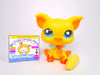 Littlest Pet Shop Yellow Blue Eyes Pig #475 with cute accessories authentic
