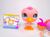 Littlest Pet Shop Pink Sportiest Duck #825 with cute accessories authentic