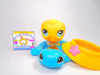 Littlest Pet Shop Yellow French Exclusive Duck #1062 & cute accessories authentic