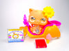 Littlest Pet Shop Orange Persian Cat #490 with cute accessories authentic
