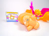 Littlest Pet Shop Orange Persian Cat #490 with cute accessories authentic