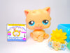 Littlest Pet Shop Variant Cream Persian Cat #380 with cute accessories authentic