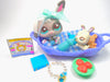 Littlest Pet Shop Mommy Baby Bunny Rabbit #2668 #2669 & accessories authentic